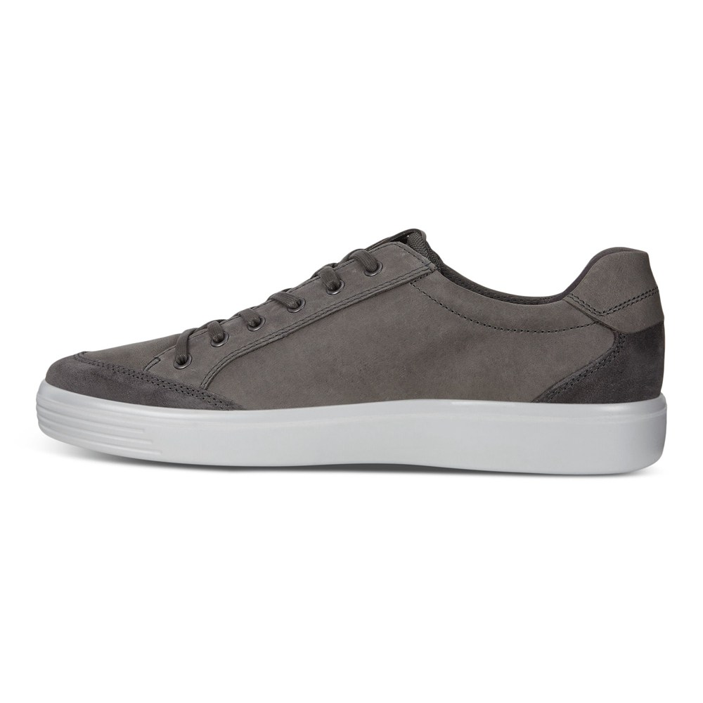 Mens Sneakers - ECCO Soft Classic - Dark Grey - 4732SZQKC